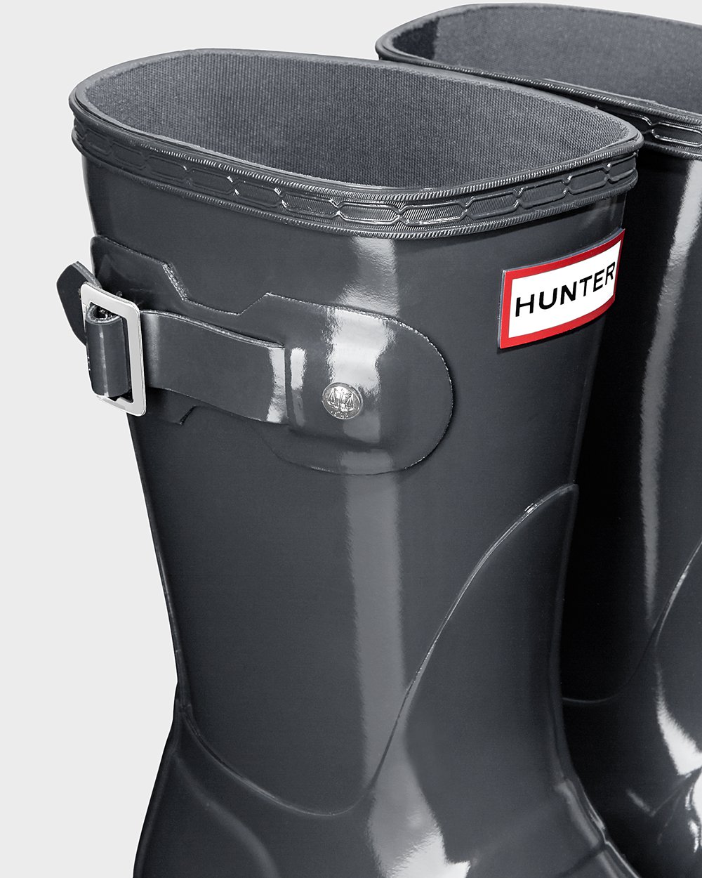 Galochas Curtas Hunter Feminina Cinzentas - Original Gloss - 29KAYOFPI
